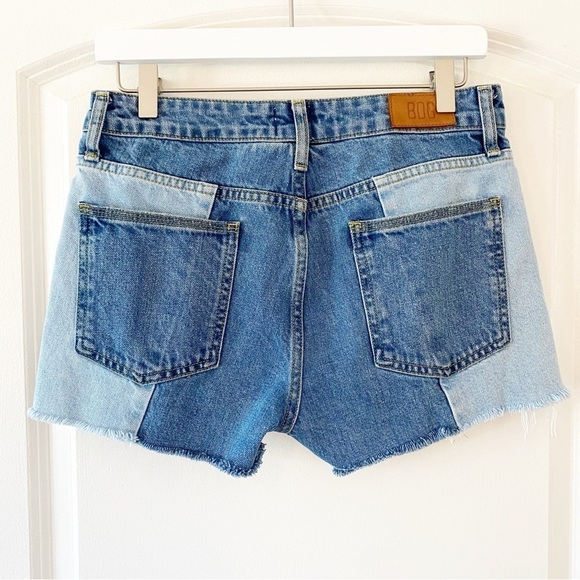 BDG Retro Color Block Patchwork Denim Shorts 70’s - Picture 2 of 10